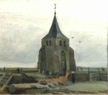 Haga click para ver la imagen ampliada 1884 the old church tower at nuenen.jpg